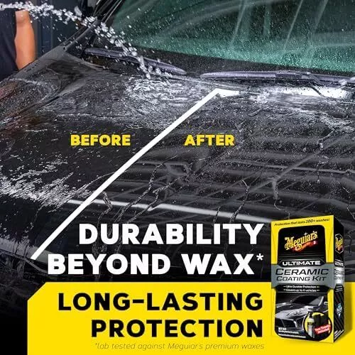 Meguiar's Ultimate Ceramic Coating Kit - Premium Kit for Cars Delivers Ultra-Dur