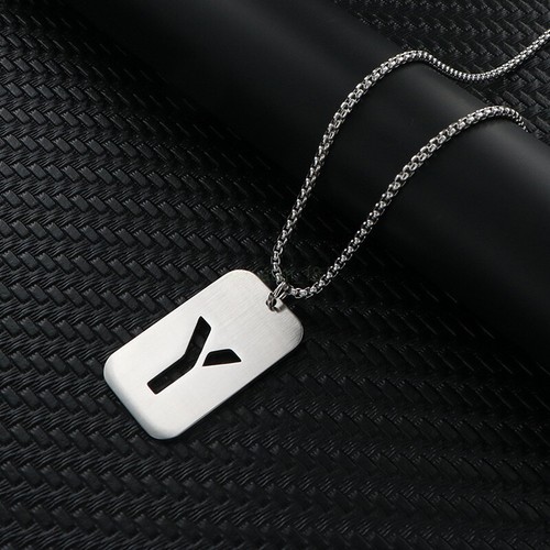 Stainless Steel Hollow Out A-Z 26 Letters Initial Pendant Necklace Jewelry - AUS - Picture 33 of 34