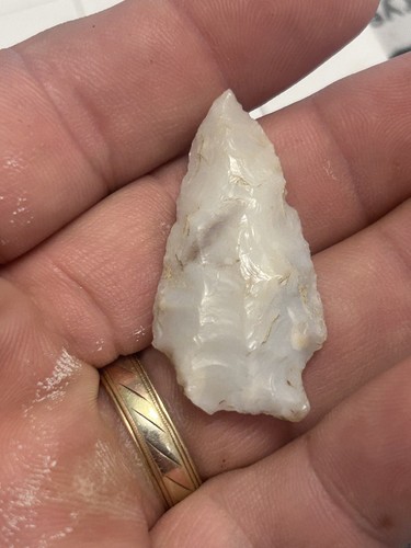 Colorful Archaic Arrowhead Flint Hopewell Ohio Licking 3 Lot - Picture 3 of 12