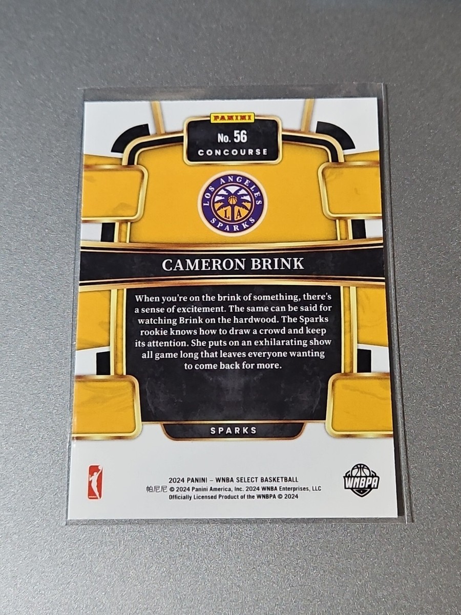 Cameron Brink 2024 Panini Select WNBA Rookie RC Base Concourse #56