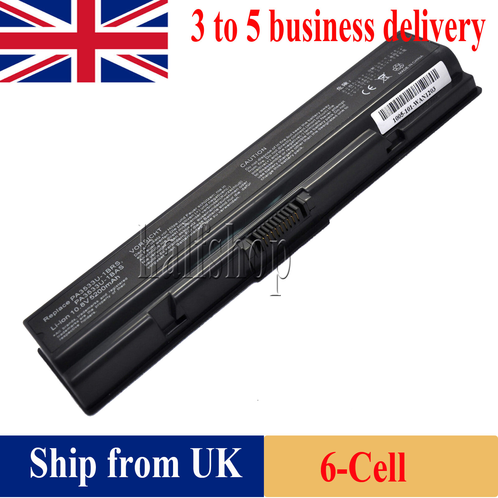 Battery for PA3534U-1BRS Toshiba Satellite A505-S6025 A505-S6033 A505-S6040 A505
