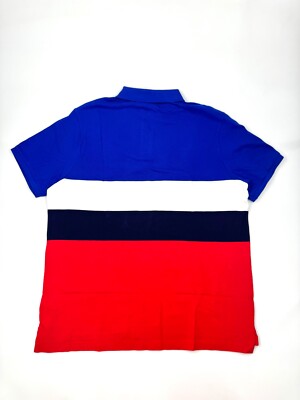 NWT POLO RALPH LAUREN XXL CLASSIC FIT SHIELD RUGBY ROYAL MULTI