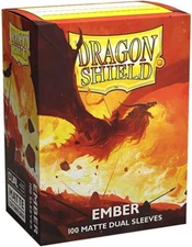 Dragon Shield Matte Ember Sleeves Display Case - Standard Size - 10 Packs
