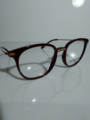 Neu Dolce & Gabbana 5071 Vollrand Burgund Brille Brillengestell