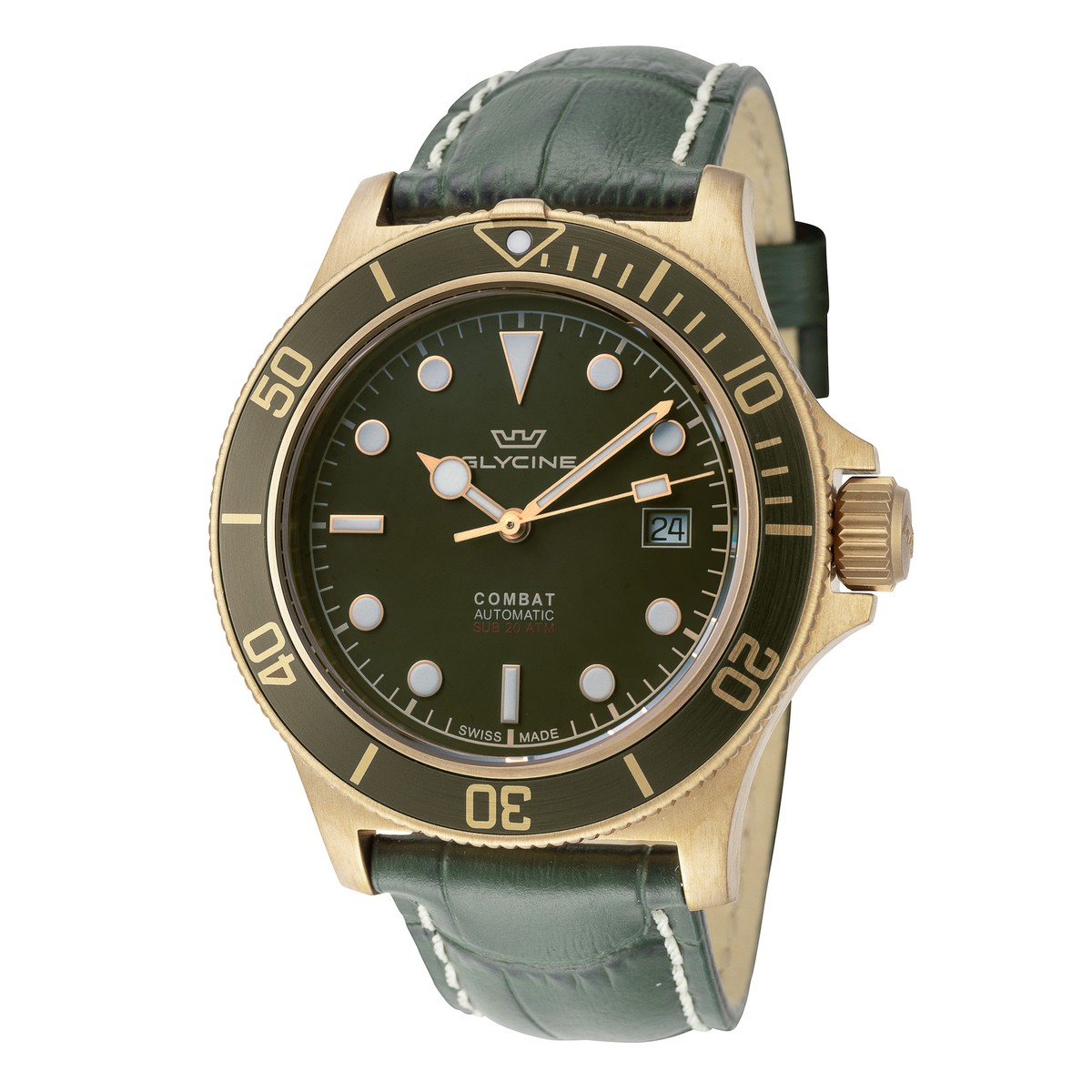 Glycine Combat Sub 42 Vintage Glycine Vintage Bronze Combat Sub