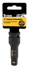 Titan 42143 3-Inch Impact Socket Extension 1/2-Inch Drive