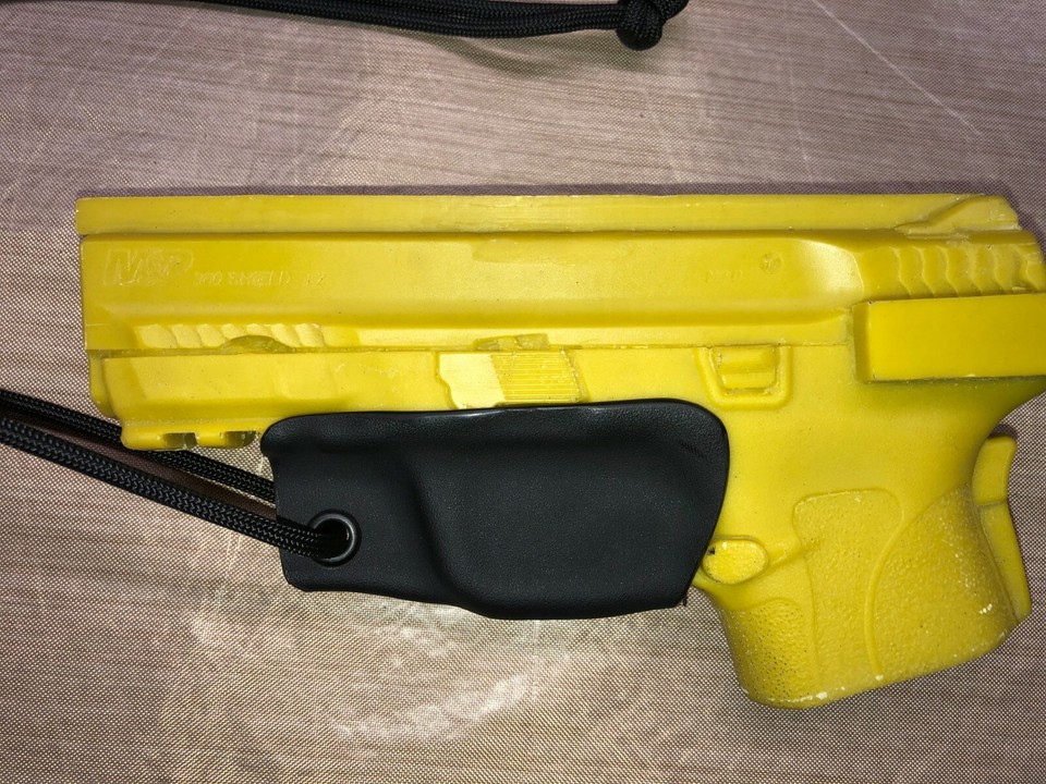 Kydex Trigger Guard For S&W M&P Shield .45 - Ambidextrous, Black, Handmade In USA
