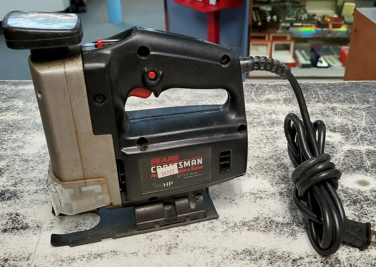 SEARS CRAFTSMAN ELECTRIC 1 4 HORSEPOWER JIG SAW AUTO SCROLLER POWER TOOL