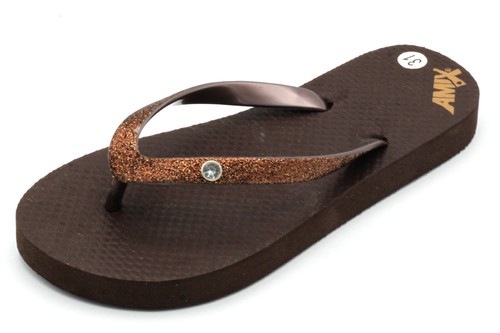 CIABATTE INFRADITO DA MARE E PISCINA PER BAMBINA COLORE GLITTER BRONZO n. 34  | eBay