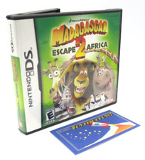 Nintendo DS Madagascar Escape 2 Africa EMPTY Case 2008