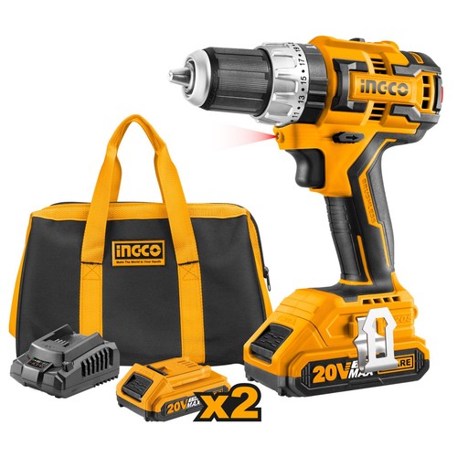 INGCO 20V Brushless Impact Drill (Tool Set)