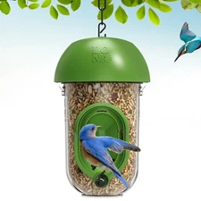 LONA-S1 Bird Feeder for Outdoors – Premium Tube Feeder with Smart Hanging System