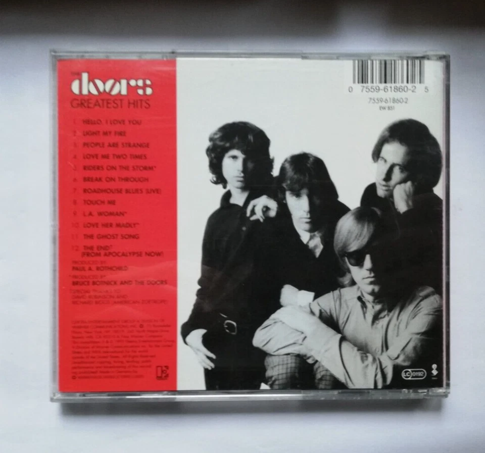 The Doors – Greatest Hits - CD (7559-75007-2) - Elektra 1995 - remastered - Bild 2 von 2
