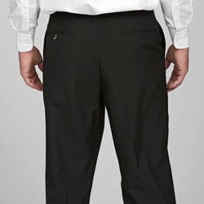 【DISCERNMENT】Long Straight Four Seasons Slab Raw Pants New Pants Sansabelt 4-Seasons Flat Washable Wool-blend Khaki