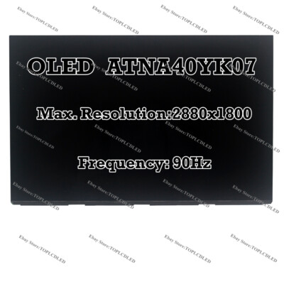 ATNA40YK07 14'' OLED 2880×1800 90Hz IPS LCD Screen LED Display Non-Touch Panel