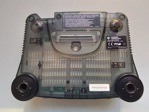 Console Nintendo 64 Couleur Noir Transparent !!! - Imagen 8 de 11
