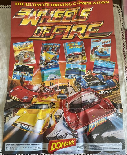 Wheels of fire spectrum 48 game/Complete Manual, Poster, 4 Tapes Turbo Outrun - Picture 6 of 6