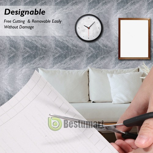 Self Adhesive Peel & Stick Wallpaper PVC Marble Contact Paper Kitchen Countertop - Picture 12 of 12