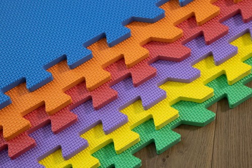 Get Rung Soft Square Foam Tiles 24"x24", 3/8" Thick Anti-Fatigue Play & Gym Mat - Picture 23 of 57