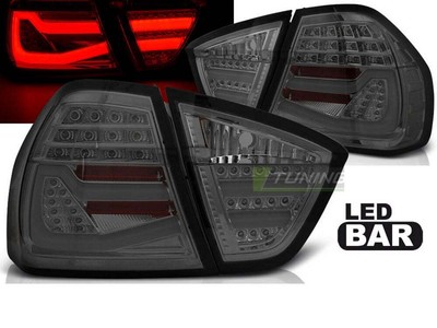 LED-takavalot for BMW E90 2005-2008 Smoke LED BAR LDBMF7WL XINO US