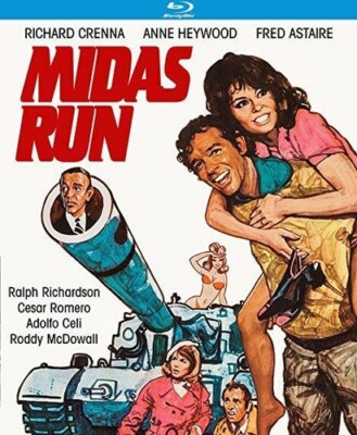 Midas Run (Blu-ray 1969 Like New OOP Richard Crenna, Anne Heywood, Fred Astaire)