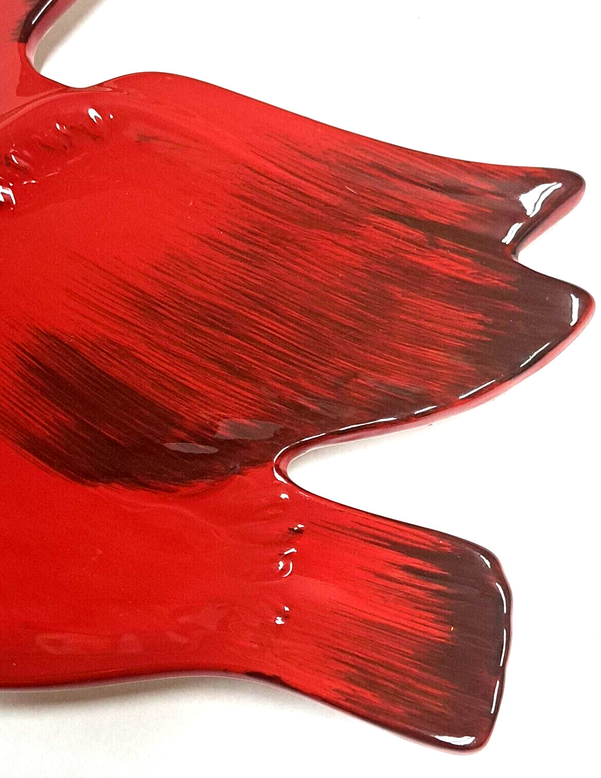 Cardinal Bird Plate Certified International Christmas Holiday