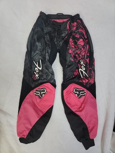 Fox Racing Motocross 180 Riding Pant Punk Pink Black White - Womens Size 5/6 #B - Picture 14 of 14