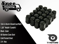 Set Of 20 Chrome Lug Nuts For Acura/Honda – 14x1.5 Thread, 22mm Hex, 1.12" Length, OEM Style