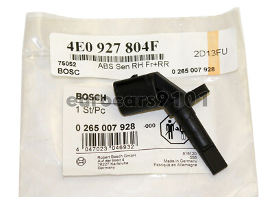 New! Audi Q5 Bosch Front Rear ABS Wheel Speed Sensor 0265007928 4E0927804F