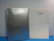 MINT! 1992 Porsche 911 Carrera Sales Brochure Catalog w/Data Insert
