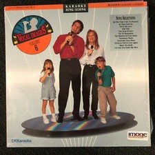 VOCAL IMAGES KARAOKE Volume 6 Laserdisc LD DKI-6 12 Hit Songs 