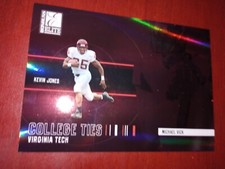 2004 Donruss Elite College Ties Ct5 Michael Vick Kevin Jones 2000 Vt Hokies