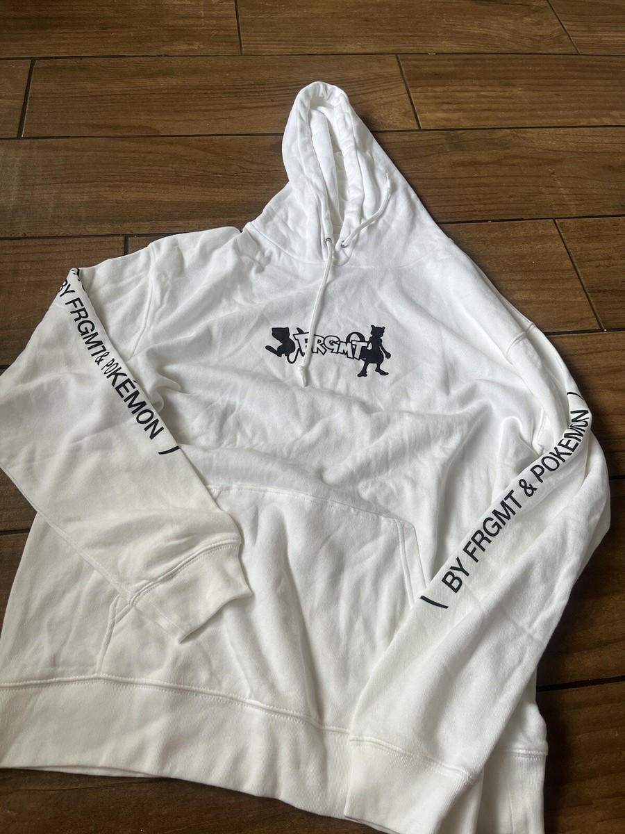 NWT FRAGMENT X Pokémon White hoodie XL | eBay 