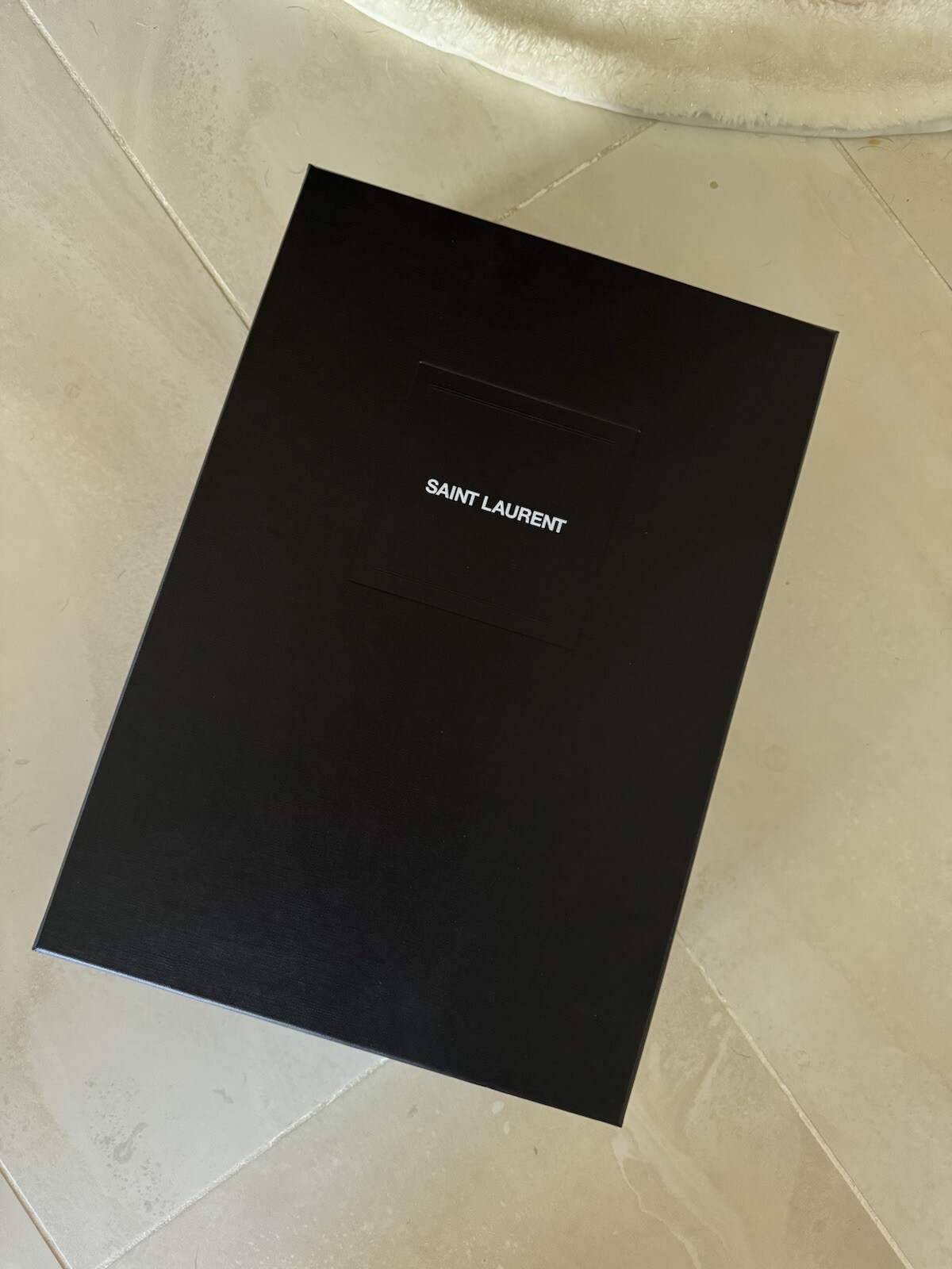 Borsa a tracolla YSL Saint Laurent Sunset media con manico superiore in pelle liscia