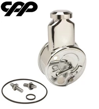 1965-68 CHEVY IMPALA BEL AIR CHROME POWER STEERING PUMP RESERVOIR SMALL BLOCK