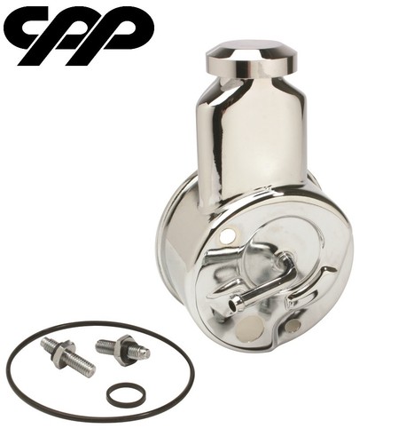 1963-72 CHEVY C10 GMC TRUCK CHROME POWER STEERING PUMP RESERVOIR SMALL BLOCK SBC - Bild 1 von 7