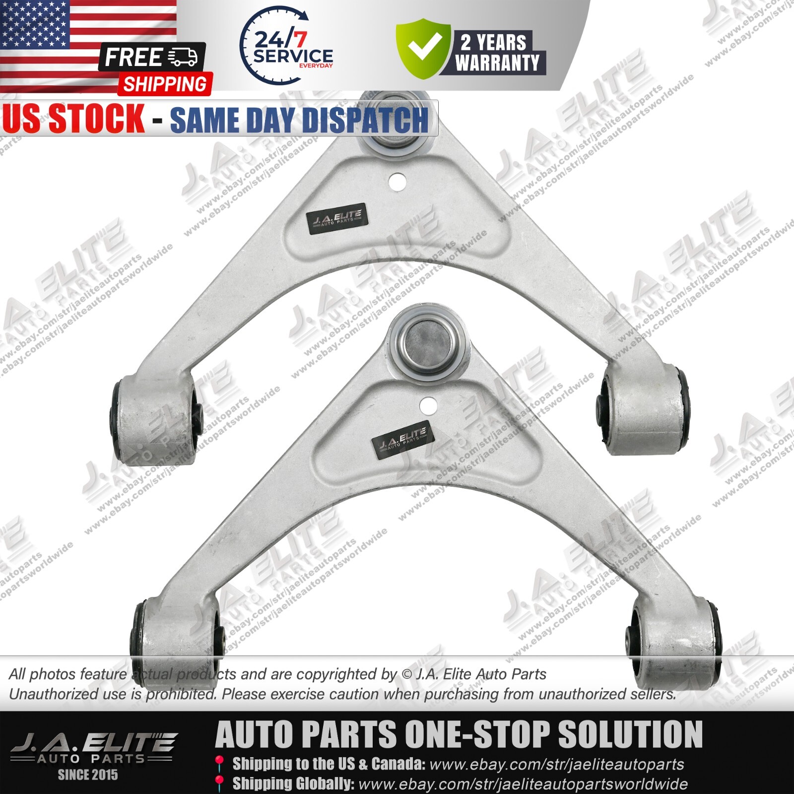 2pcs Left & Right Front Upper Control Arm fit Bentley Mulsanne, 3Y0407041A