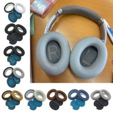 Replacement Ear Pads Earpads Protein Leather Earcap for A2E QC15 QC25 Headset