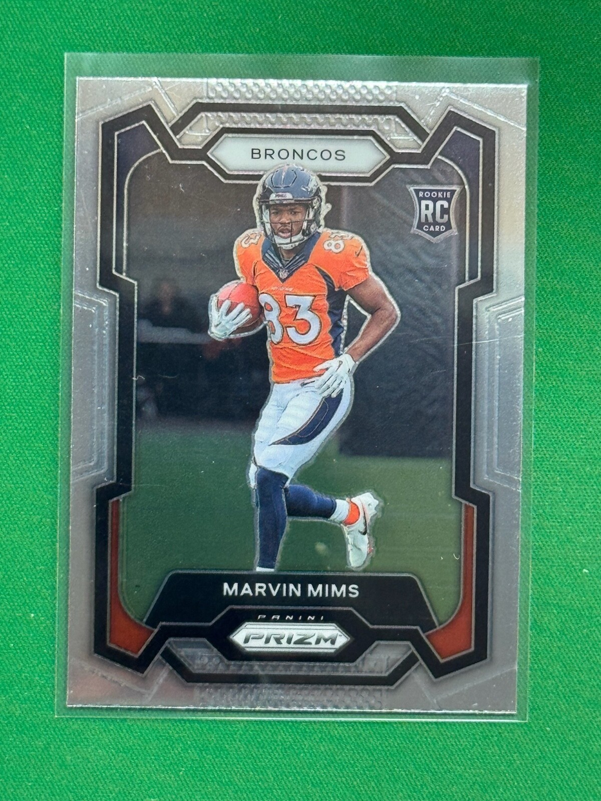 2023 Panini Prizm Football #327 Marvin Mims RC