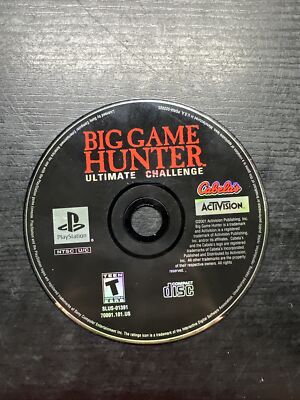 PS1 Cabelas Big Game Hunter Ultimate Challenge PlayStation