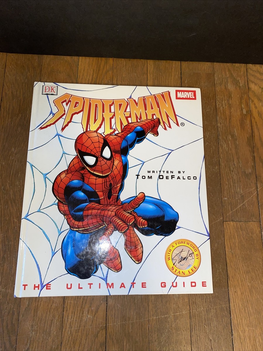 2001 Marvel Spider-Man Ultimate Guide Hardcover Tom DeFalco Fore