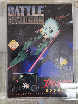 ATARI JAGUAR ''BATTLE SPHERE'' 64-Bit USA 4Play 2000! Graded 85+! VERY RARE! XLNT!