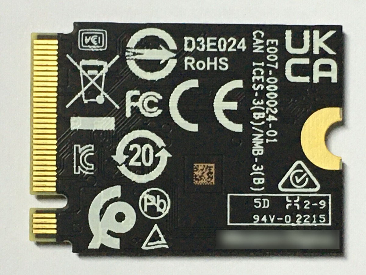 SN740 2TB M.2 2230 SSD NVMe PCIe4x4 For Steam Deck ROG Flow X X13