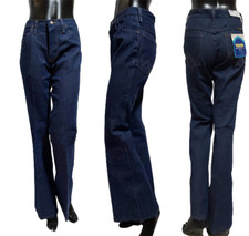   Vintage1970s Wrangler High Rise Bell Bottoms Blue Bell jeans W30 L34 WITH TAGS