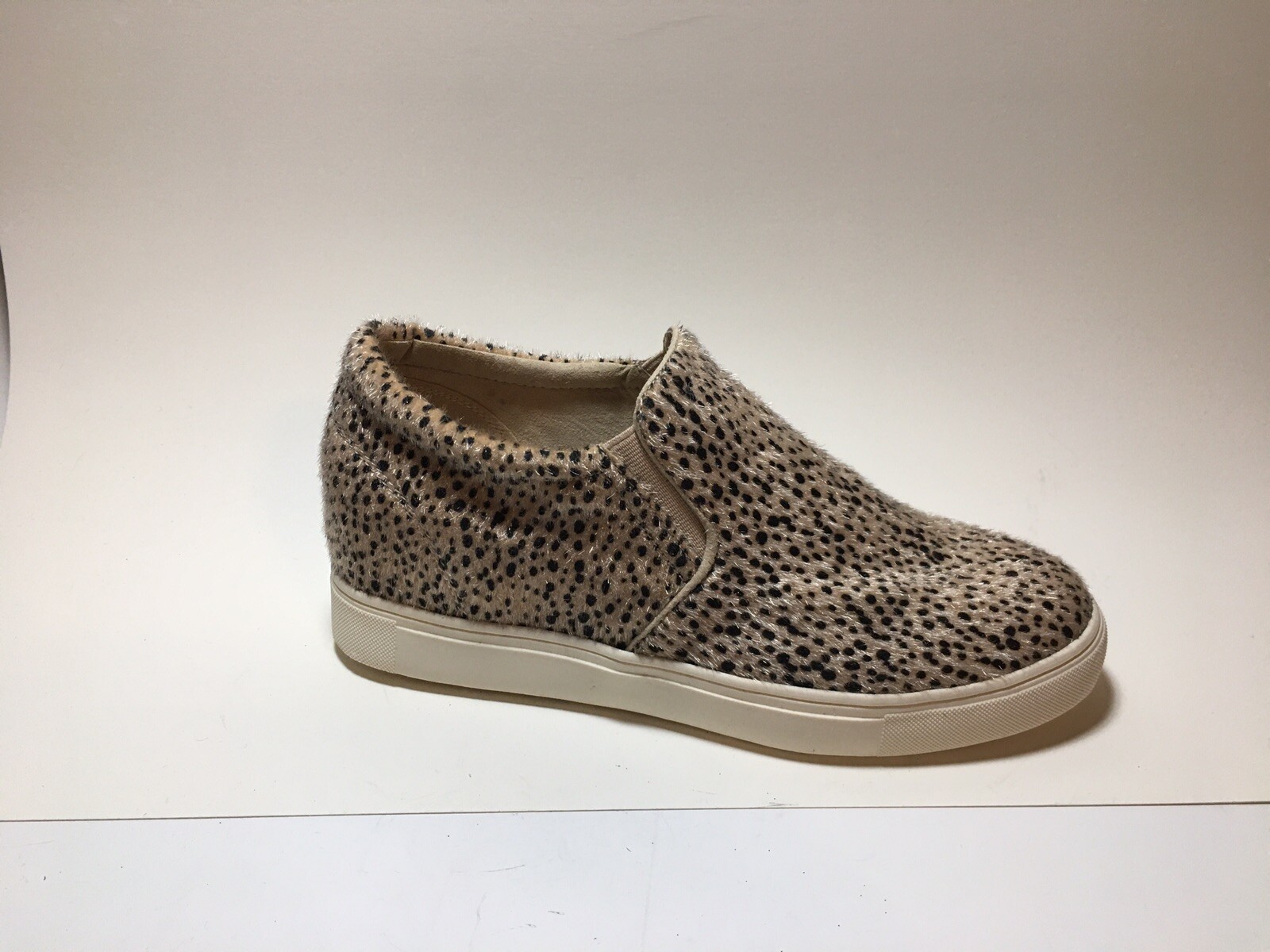 NUOVO JELLYPOP LUMI J0H9FP leopardato finto pony sneaker tacco zeppa NUOVO taglia 8 7 6