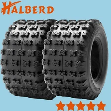 Set 2 HALBERD 20x10-9 ATV Tires Sport Quad Rear 20x10x9 Professional Race 4 PLY