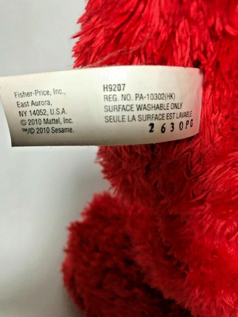 2010 Sesame Street TMX Tickle Me Elmo Fisher Price H9207 TESTED