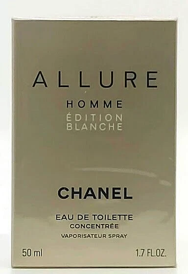 ❤️ALLURE HOMME,EDITION BLANCHE,CHANEL,EDT CONCENTREE,1.7oz50ml,2012"SEALED! - image 2 of 4