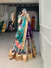 Presenting Dola Silk Fancy Lehenga Choli With Dupatta For Women Reception Wear