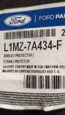 New OEM Ford Explorer Transmission Heat Shield 2020-2024 Explorer